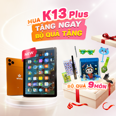Qùa tặng máy tính bảng trẻ em Winny K13 Plus