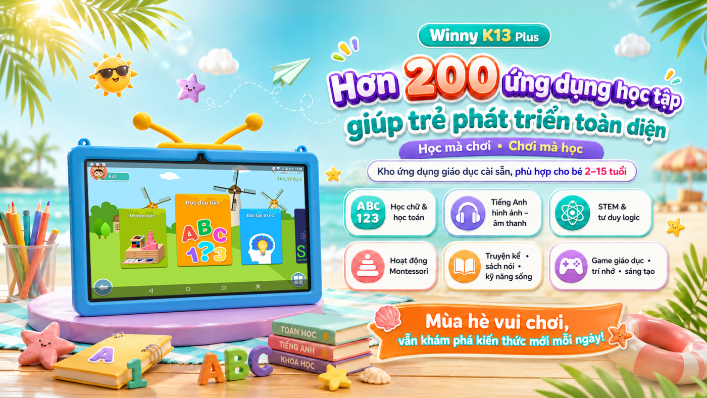 Hơn 200 ứng dụng học tập giúp trẻ phát triển toàn diện